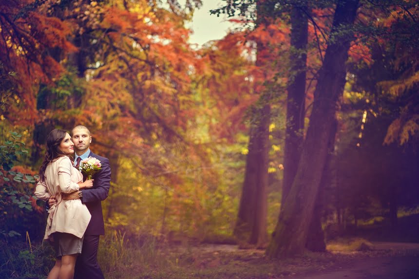 Fotograf nunta - Claudiu Visan 1 sedinta foto de logodna gradina botanica toamna